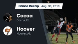 Recap: Cocoa  vs. Hoover  2019