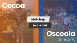 Matchup: Cocoa  vs. Osceola  2019