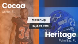 Matchup: Cocoa  vs. Heritage  2019