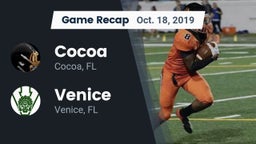 Recap: Cocoa  vs. Venice  2019
