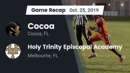 Recap: Cocoa  vs. Holy Trinity Episcopal Academy 2019