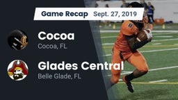 Recap: Cocoa  vs. Glades Central  2019