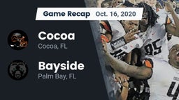 Recap: Cocoa  vs. Bayside  2020