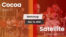 Matchup: Cocoa  vs. Satellite  2020