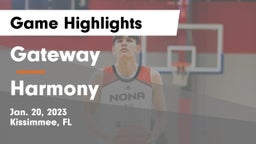 Gateway  vs Harmony  Game Highlights - Jan. 20, 2023