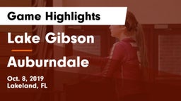 Lake Gibson  vs Auburndale Game Highlights - Oct. 8, 2019