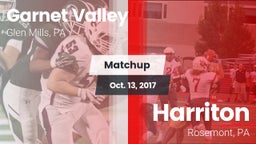 Matchup: Garnet Valley High vs. Harriton  2017