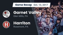 Recap: Garnet Valley  vs. Harriton  2017