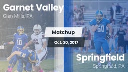 Matchup: Garnet Valley High vs. Springfield  2017