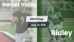 Matchup: Garnet Valley High vs. Ridley  2018