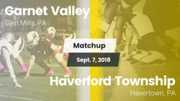 Matchup: Garnet Valley High vs. Haverford Township  2018