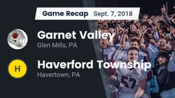Recap: Garnet Valley  vs. Haverford Township  2018