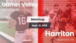 Matchup: Garnet Valley High vs. Harriton  2018