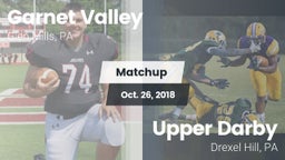 Matchup: Garnet Valley High vs. Upper Darby  2018