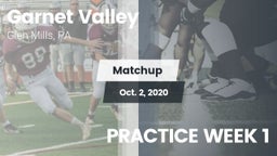 Matchup: Garnet Valley High vs. PRACTICE WEEK 1 2020