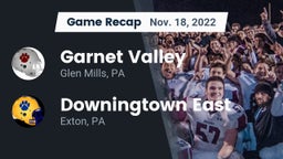 Recap: Garnet Valley  vs. Downingtown East  2022