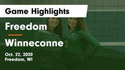 Freedom  vs Winneconne  Game Highlights - Oct. 22, 2020