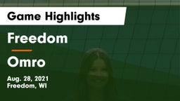 Freedom  vs Omro  Game Highlights - Aug. 28, 2021
