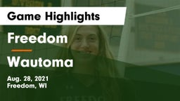 Freedom  vs Wautoma Game Highlights - Aug. 28, 2021