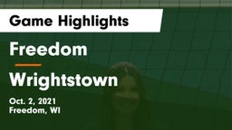 Freedom  vs Wrightstown Game Highlights - Oct. 2, 2021