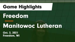 Freedom  vs Manitowoc Lutheran Game Highlights - Oct. 2, 2021