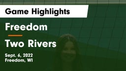 Freedom  vs Two Rivers Game Highlights - Sept. 6, 2022