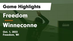 Freedom  vs Winneconne  Game Highlights - Oct. 1, 2022