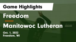 Freedom  vs Manitowoc Lutheran Game Highlights - Oct. 1, 2022