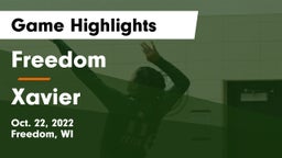Freedom  vs Xavier  Game Highlights - Oct. 22, 2022