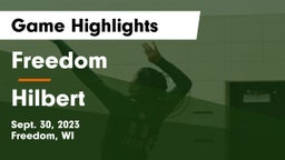 Freedom  vs Hilbert Game Highlights - Sept. 30, 2023
