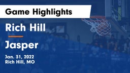 Rich Hill  vs Jasper  Game Highlights - Jan. 31, 2022