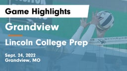 Grandview  vs Lincoln College Prep  Game Highlights - Sept. 24, 2022