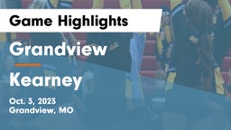 Grandview  vs Kearney  Game Highlights - Oct. 3, 2023