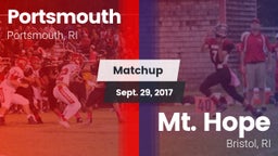 Matchup: Portsmouth vs. Mt. Hope  2017