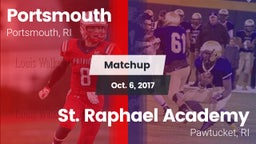 Matchup: Portsmouth vs. St. Raphael Academy  2017