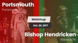 Matchup: Portsmouth vs. Bishop Hendricken  2017