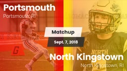 Matchup: Portsmouth vs. North Kingstown  2018