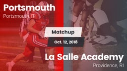 Matchup: Portsmouth vs. La Salle Academy 2018