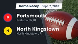 Recap: Portsmouth  vs. North Kingstown  2018