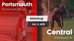 Matchup: Portsmouth vs. Central  2019