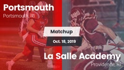 Matchup: Portsmouth vs. La Salle Academy 2019