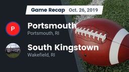 Recap: Portsmouth  vs. South Kingstown  2019