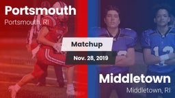 Matchup: Portsmouth vs. Middletown  2019