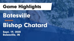 Batesville  vs Bishop Chatard  Game Highlights - Sept. 19, 2020