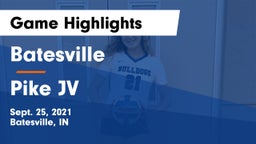 Batesville  vs Pike JV Game Highlights - Sept. 25, 2021