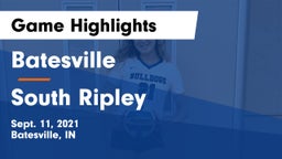 Batesville  vs South Ripley Game Highlights - Sept. 11, 2021