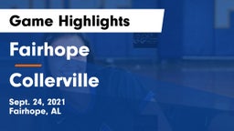 Fairhope  vs Collerville Game Highlights - Sept. 24, 2021
