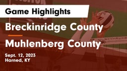 Breckinridge County  vs Muhlenberg County  Game Highlights - Sept. 12, 2023