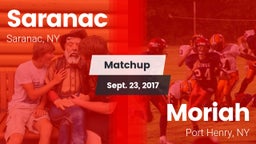 Matchup: Saranac  vs. Moriah  2017
