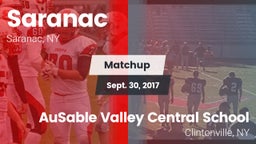Matchup: Saranac  vs. AuSable Valley Central School 2017